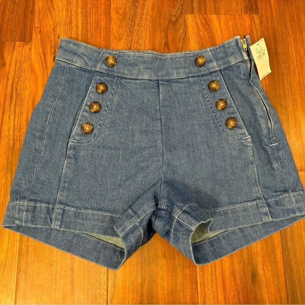 Old Navy High Rise OG Straight Jean Denim Shorts NWT
